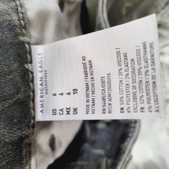 American Eagle Outfitters Olive Mini Skirt - Picture 4 of 7